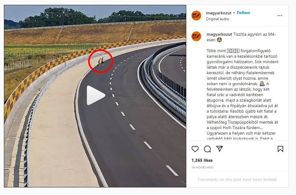 Videó – Tisz(t)a agyrém az M4-esen